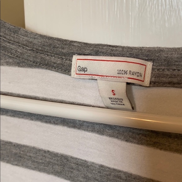 GAP Gray and White Striped Tank Top - Picture 5 of 5